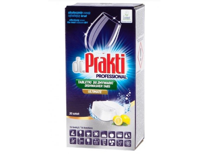 Таблетки для посудомийних машин Dr. Prakti 30 шт (97-351) Таблетки для посудомийних машин Dr. Prakti 30 шт (97-351)